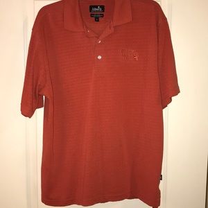 Men’s large Ashworth Shell Houston Open polo shirt